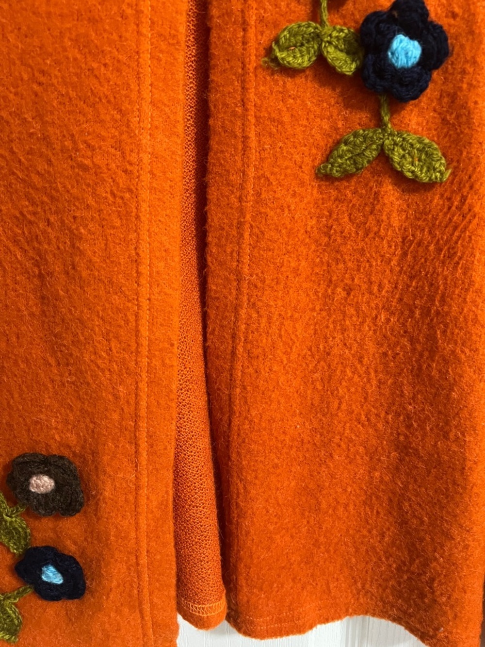 Mode Expres Orange Floral Cardigan - Picture 9 of 11